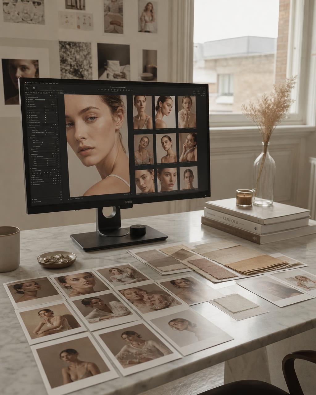Visuel identitet, eksempel fra beauty og fashion workshoppen
